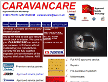 Tablet Screenshot of caravancarecheshire.co.uk